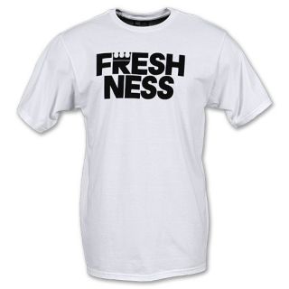 adidas Freshness Mens Tee Shirt White/ Black