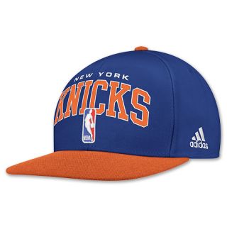 Adidas New York Knicks NBA Draft Snapback Hat Blue