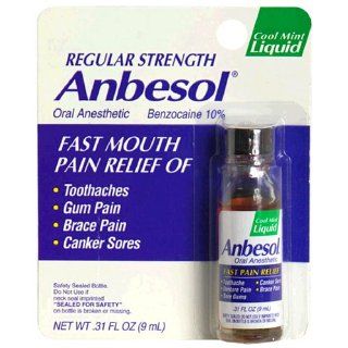 Anbesol Oral Anesthetic, Regular Strength, Cool Mint