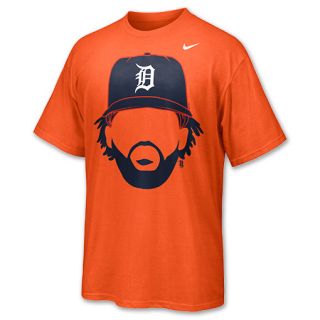 Nike MLB Detroit Tigers Prince Fielder Hair Mens Tee Shirt