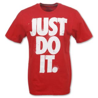 Nike Just Do It Splatter Mens Tee Red/White
