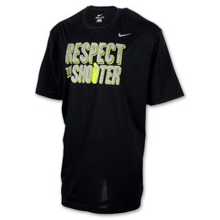 Nike Respect The Shooter Mens Tee Black/Yellow
