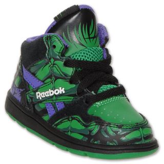 Reebok Hulk Toddler High Top Shoes Green/Purple