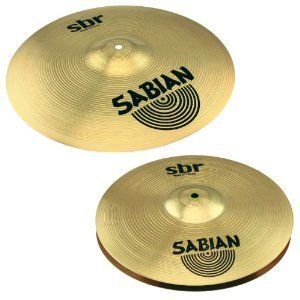 Sabian SBR First Pack ~ 13 Hi Hat & 16 Crash Cymbals *j095