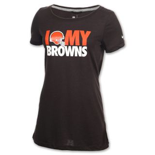 Nike Cleveland Browns Team Dedication Womens NFL Tee Shirt