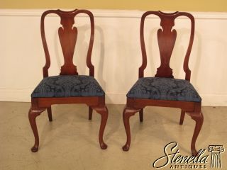  Hickory Chair Co Queen Anne Mahogany Dining Room Side Chairs