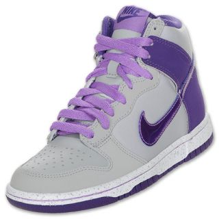 Nike Kids Dunk Hi Grey/Violet/White/Club Purple