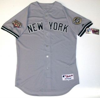 Hideki Matsui Authentic Yankees Jersey 09 WS YS Patches