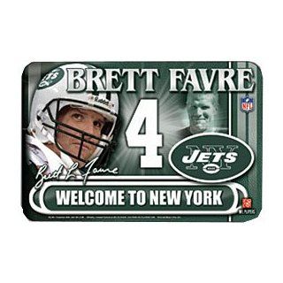 New York Jets Brett Favre 20x30 Door Mat Sports