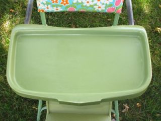 This Listing is for a 1960s Thayer Flower Power High Chair