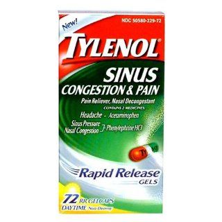 Tylenol Sinus Congestion & Pain DayTime Formula   72