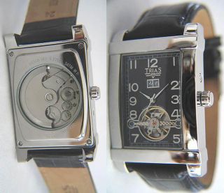  Silver Automatic Watch Hightower with Tourbillionstyle New
