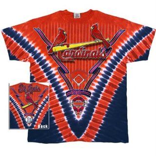 St Louis Cardinals   Logo V Dye T Shirt   X Large