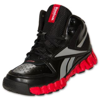 Reebok Zig Fury Kids Basketball Shoes Black/Red