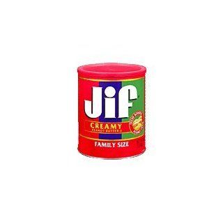 Jif Peanut Butter Creamy Family Size   6 Pack Grocery