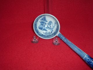 Historical Staffordshire Eagle Head Ladle Chinoiserie Transfer by