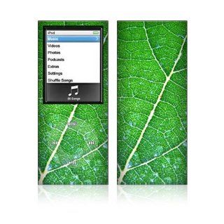 Apple iPod Nano 4G Decal Skin   Green Leaf Texture