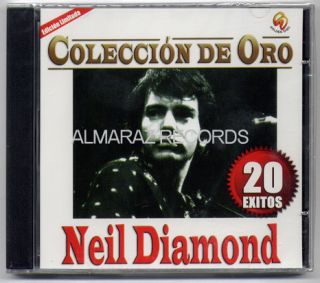 Neil Diamond Coleccion De Oro Mexican Edition CD 20 Exitos Hits