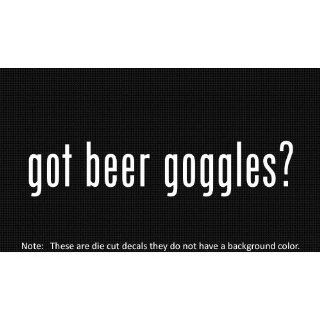 (2x) Got Beer Goggles Logo sticker vinyl decals