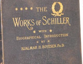 Schillers Works 4 Vol Set J G Fischer George Barrie