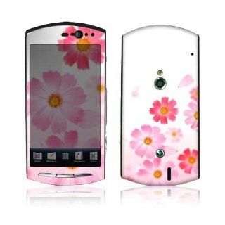 Pink Daisy Decorative Skin Decal Sticker for Sony Ericsson