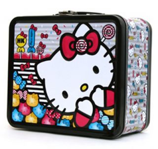 Hello Kitty Candy Design Metal Tin Lunch Box Lunchbox