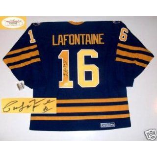 Pat Lafontaine Signed Buffalo Sabres Jersey Jsa Coa