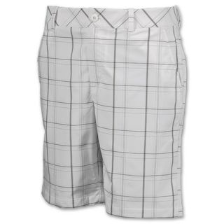 Under Armour Forged Plaid Mens Short Light Grey