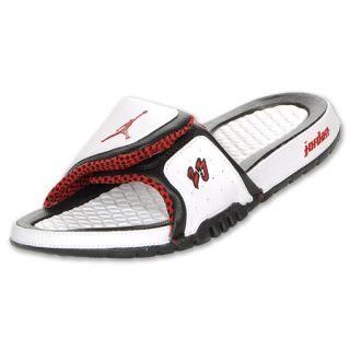 Jordan Mens Hydro Premier Slide Sandals White/True