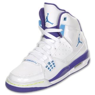 Jordan Flight SC 1 Kids Basketball Shoe White