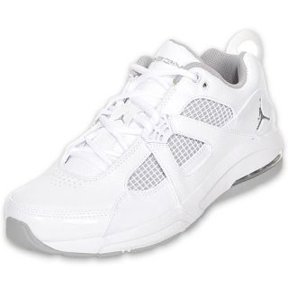 Jordan Mens Q4 Cross Training Shoe White/Silver