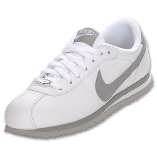 Mens Nike Cortez Basic Leather White/Grey