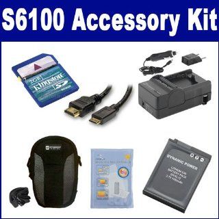 Nikon Coolpix S6100 Digital Camera Accessory Kit includes