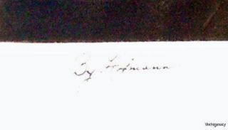 Hofmann Signed Christ in The Temple Framed Print
