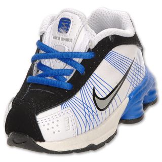 Nike Shox R4 Flywire Toddler Shoe White/Blue
