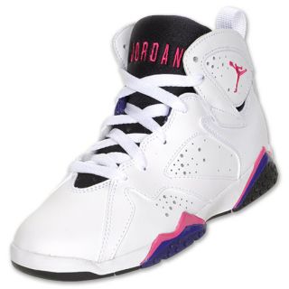 Jordan VII Retro Preschool Shoes White/Fireberry