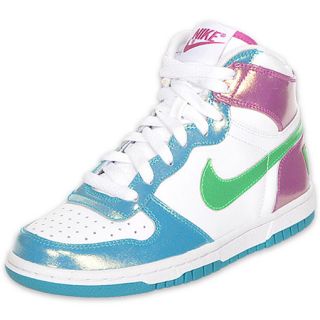 Nike Preschool Big Nike Hi White/Green/Sparkle