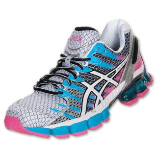 Womens Asics GEL Kinsei 4 Running Shoes WHITE/SNOW