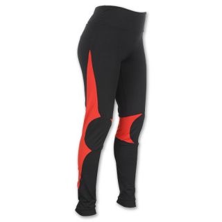 Womens Asics Hancox Leggings Flame/Black