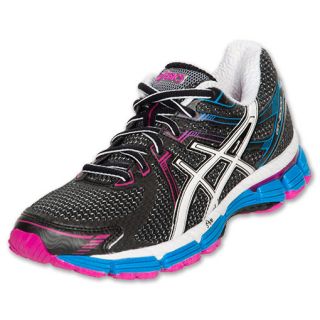 Womens Asics GT 2000 Running Shoes Black/Pink/Blue