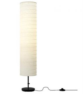  IKEA Floor Lamp Soft Mood Light Holmo Rice Paper Shade Holmö