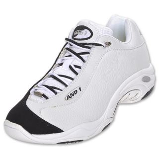 AND1 Mens Tai Chi Low Basketball Shoe White/Black