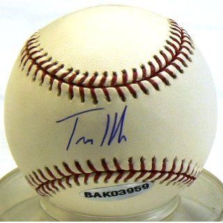 Travis Hafner Autographed Baseball   Autographed Baseballs