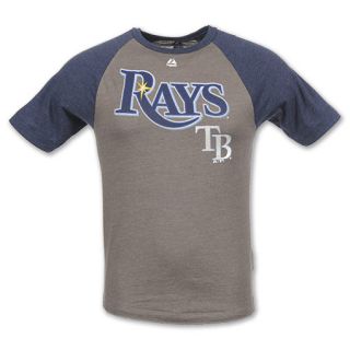 MLB Tampa Bay Rays Mens Tee Shirt Heather Grey
