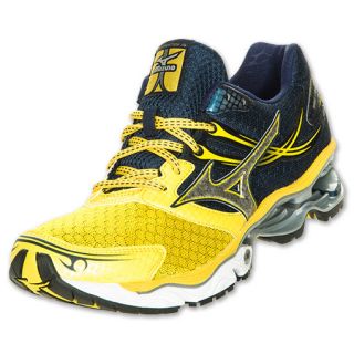 Mens Mizuno Wave Creation 14 Cyber Yellow/Silver