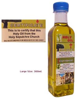 Imported Large Holy Oil from Bethlehem for Anointing Olive Oil