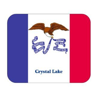 US State Flag   Crystal Lake, Iowa (IA) Mouse Pad