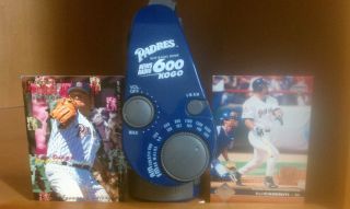 80s Vintage San Diego Padres Baseball Am FM Transistor Radio Headset