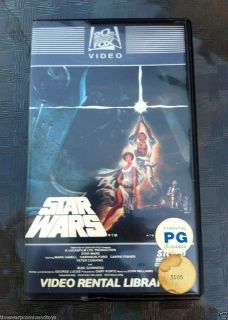 1982 STAR WARS VIDEO LIBRARY EDITION HOLY GRAIL RARE VERY 1ST RELEASE