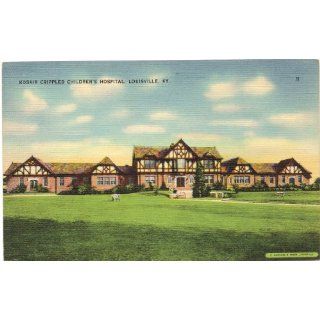 1940s Vintage Postcard   Kosair Childrens Hospital